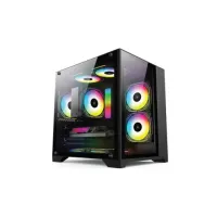 PC Power PP-H20 BK ICE Cube V2 Desktop Gaming Casing